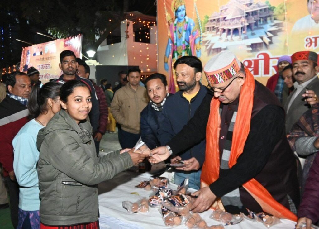 कैबिनेट मंत्री ने सभी से 22 जनवरी को अपने घरों में उत्सव मनाने तथा भगवान राम के नाम का दीपक जलाने का आवाहन भी किया.