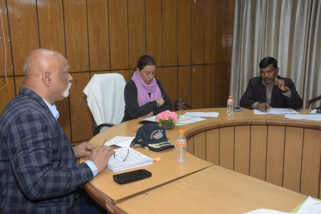 खेल मंत्री ने अगामी 38वें राष्ट्रीय खेलों की तैयारियां तय समय पर पूरा करने के अधिकारियों को दिए दिशा निर्देश.   