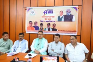 प्रधानमंत्री नरेंद्र मोदी के नेतृत्व में देश ने आत्मनिर्भर और विकसित भारत की दिशा में बढ़ाए मजबूत कदम, शासन सेवा और सुशासन भारत की नई संस्कृति बनी: जोशी।