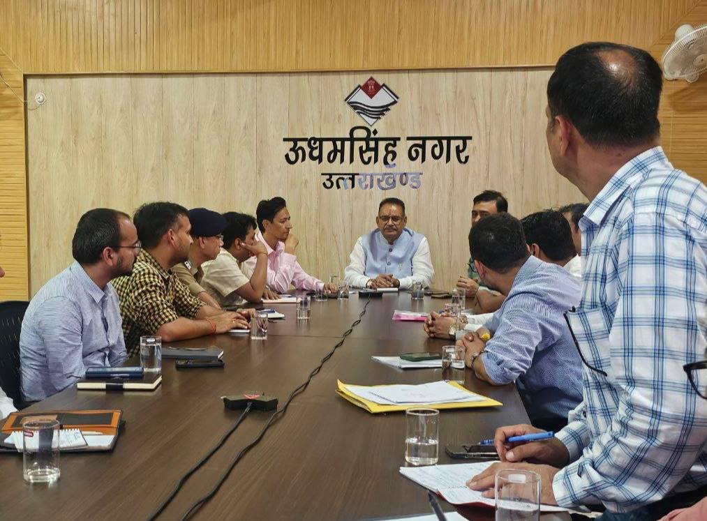 रुद्रपुर में अमित शाह के दौरे की तैयारी तेज, जनपद प्रभारी मंत्री गणेश जोशी ने की बैठक, 19 जुलाई को होगा ₹1 लाख करोड़ की ग्राउंडिंग सेरेमनी का भव्य आयोजन