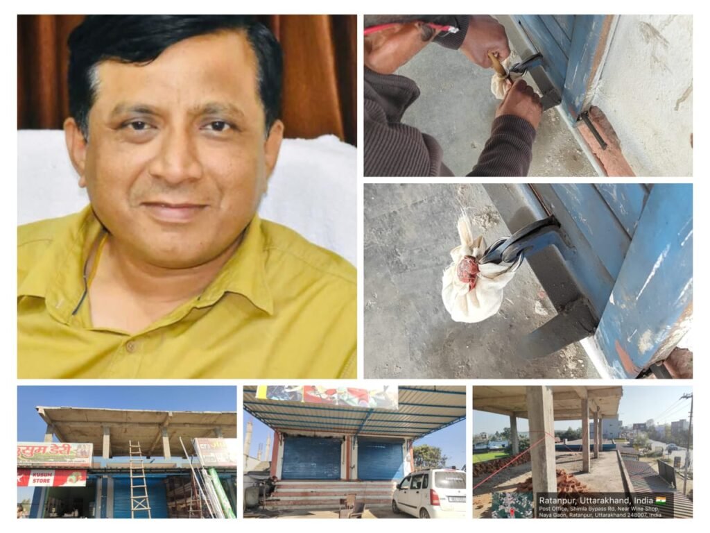 शहर की व्यवस्था बिगाड़ने वालों पर बंशीधर तिवारी की सीधी चोट, निर्माण सील