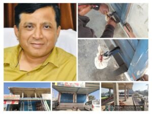 शहर की व्यवस्था बिगाड़ने वालों पर बंशीधर तिवारी की सीधी चोट, निर्माण सील