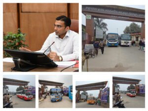 डीएम के निर्देश पर चुंगी शिफ्ट, अस्थायी निर्माण हटाकर यातायात किया गया सुचारु