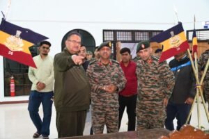 खटीमा में सैनिक सम्मान समारोह की तैयारियों का सैनिक कल्याण मंत्री गणेश जोशी ने किया निरीक्षण