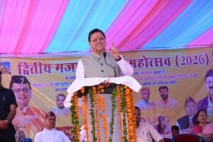 मुख्यमंत्री श्री पुष्कर सिंह धामी ने घंटाकर्ण महादेव मंदिर तक रोपवे निर्माण की घोषणा की