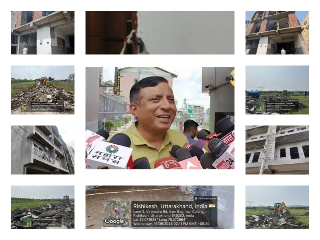 एमडीडीए उपाध्यक्ष बंशीधर तिवारी के निर्देश पर फतेहपुर माजरीग्रांट में 10 बीघा अवैध प्लॉटिंग पर कार्रवाई