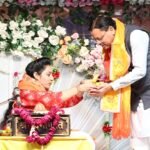 टनकपुर दशहरा महोत्सव में मुख्यमंत्री धामी ने किया प्रतिभाग, श्रीमद्भागवत कथा का किया श्रवण