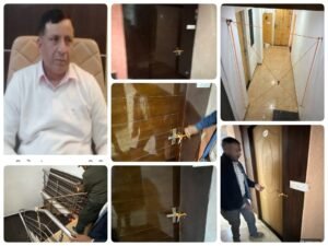 मसूरी में अवैध व्यावसायिक निर्माण पर सख्त एमडीडीए, होटल अतिथि के बेसमेंट और 12 कमरे सील
