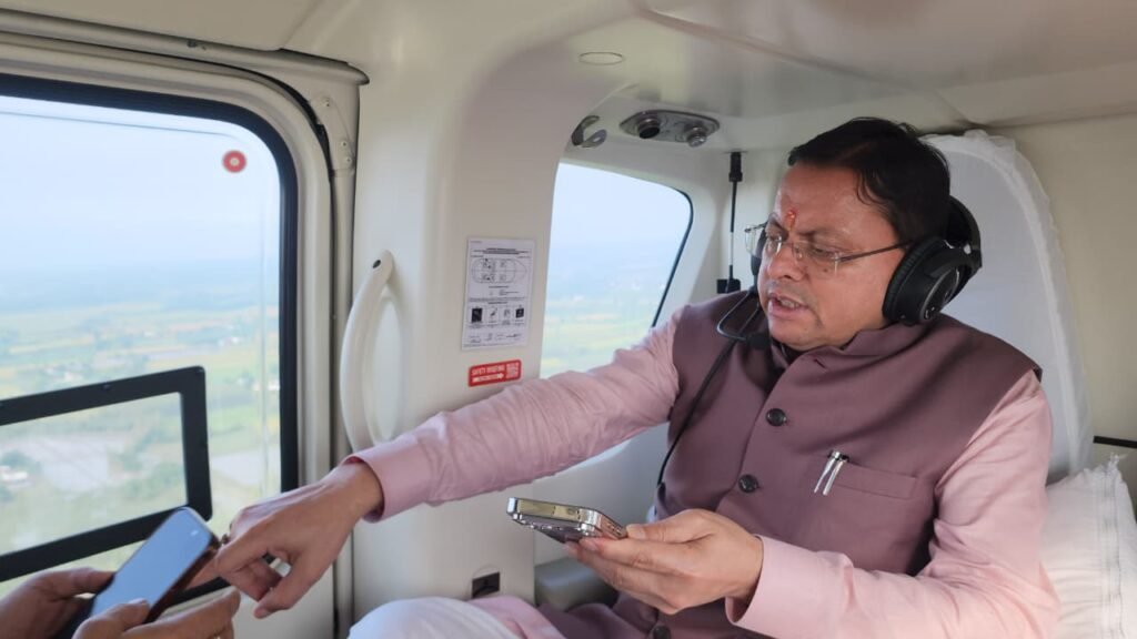 हल्द्वानी से देहरादून लौटते समय मिली भीषण ओलावृष्टि की सूचना, खराब मौसम के बावजूद मुख्यमंत्री धामी ने हेलीकॉप्टर का रुख बाजपुर की ओर कराया