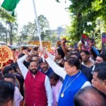 मुख्यमंत्री धामी ने देहरादून में महर्षि बाल्मिकी प्रकटोत्सव के अवसर पर आयोजित शोभा यात्रा में किया प्रतिभाग