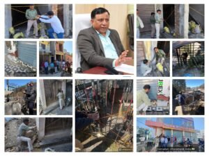 एमडीडीए उपाध्यक्ष बंशीधर तिवारी ने मसूरी, संस्कृति लोक कॉलोनी और टर्नर रोड क्षेत्र में सात अवैध निर्माणों को सील किए जाने की जानकारी दी