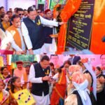 श्रीनगर पहुंचे सीएम धामी का महिलाओं, युवाओं और बुजुर्गों ने किया जोरदार स्वागत, मुख्यमंत्री धामी ने विकास योजनाओं की दी बड़ी सौगात
