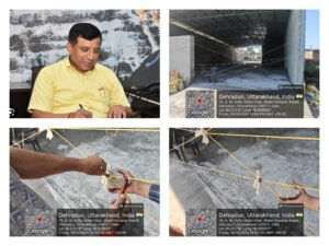 MDDA उपाध्यक्ष बंशीधर तिवारी के निर्देश पर इंजीनियर्स एन्कलेव में अवैध निर्माण सील